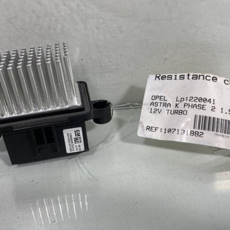 Resistance chauffage OPEL ASTRA K Photo n°1