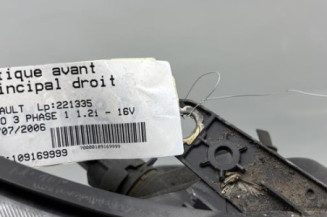 Optique avant principal droit (feux)(phare) RENAULT CLIO 3