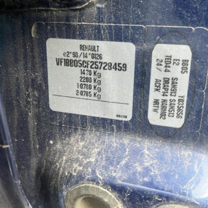 Moteur essuie glace arriere RENAULT CLIO 2 Photo n°14