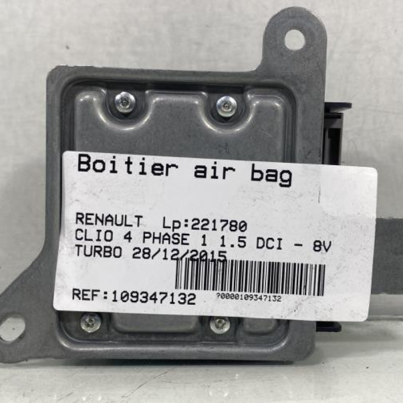 Boitier air bag RENAULT CLIO 4 Photo n°1