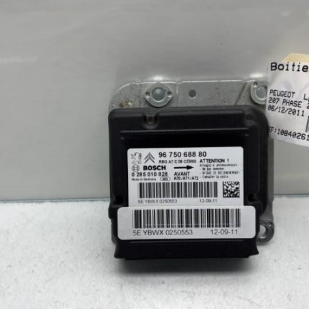 Boitier air bag PEUGEOT 207 Photo n°1