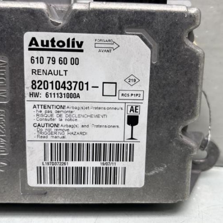 Boitier air bag RENAULT CLIO 3