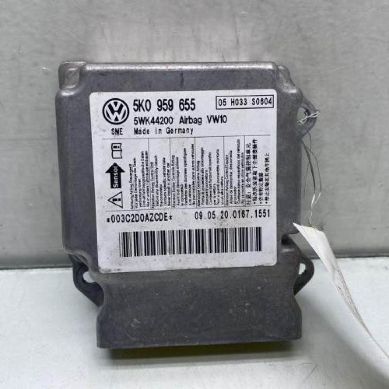 Boitier air bag VOLKSWAGEN GOLF 6 Photo n°1