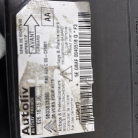 Boitier air bag CITROEN DS3 Photo n°1