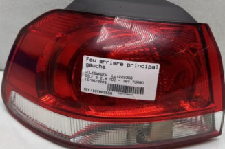 Feu arriere principal gauche (feux) VOLKSWAGEN GOLF 6 Photo n°1