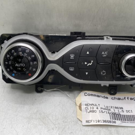 Commande chauffage RENAULT CLIO 4 Photo n°1