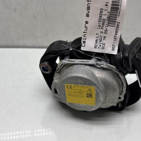 Pretensionneur de ceinture avant droit RENAULT TWINGO 3