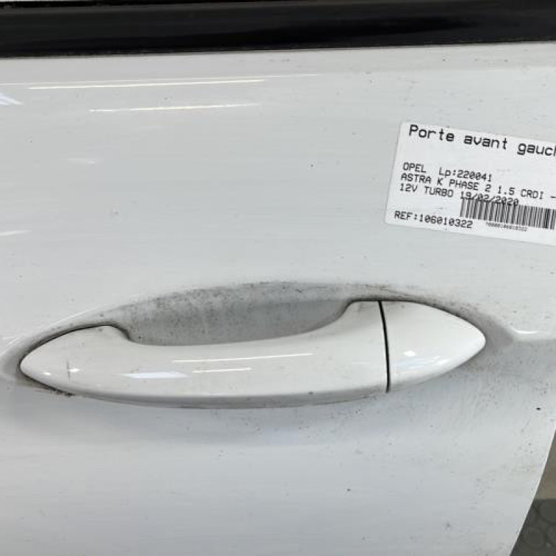 Porte avant gauche OPEL ASTRA K Photo n°2