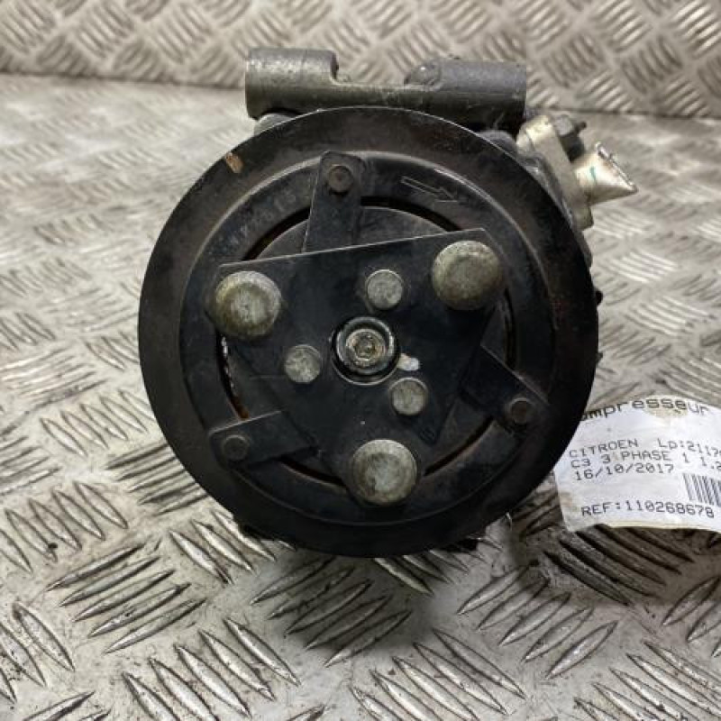 Compresseur clim CITROEN C3 3 Photo n°1
