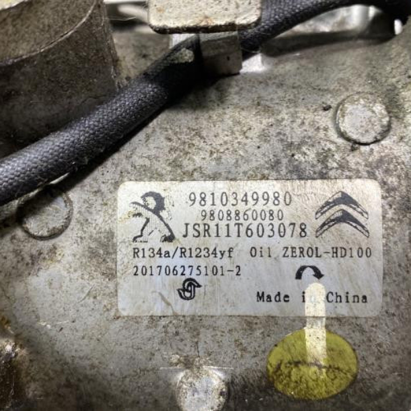 Compresseur clim CITROEN C3 3 Photo n°3