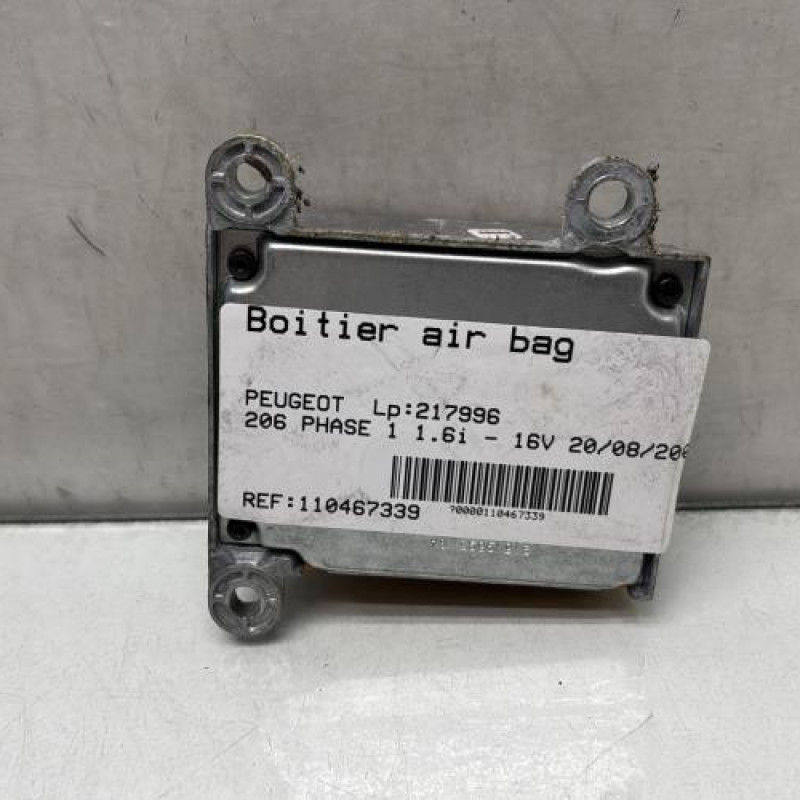Boitier air bag PEUGEOT 206 Photo n°4