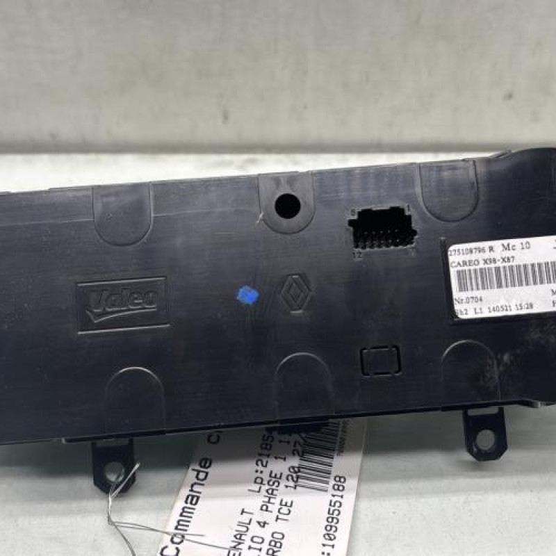 Commande chauffage RENAULT CLIO 4 Photo n°3