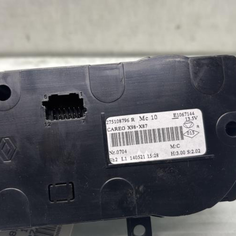 Commande chauffage RENAULT CLIO 4 Photo n°4