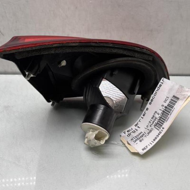 Feu arriere secondaire droit (feux) NISSAN QASHQAI 1 Photo n°2