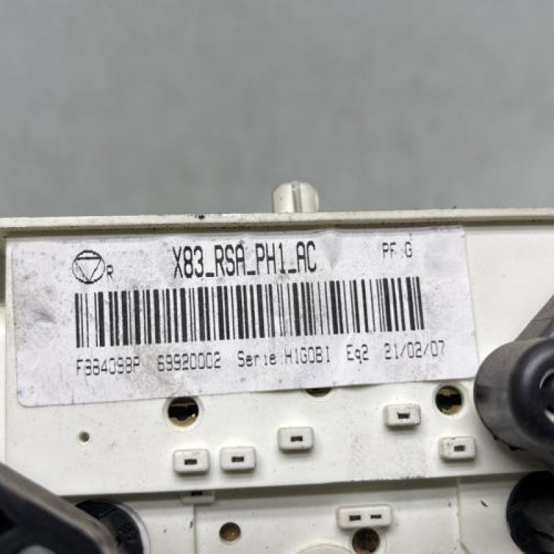 Commande chauffage RENAULT TRAFIC 2 Photo n°4