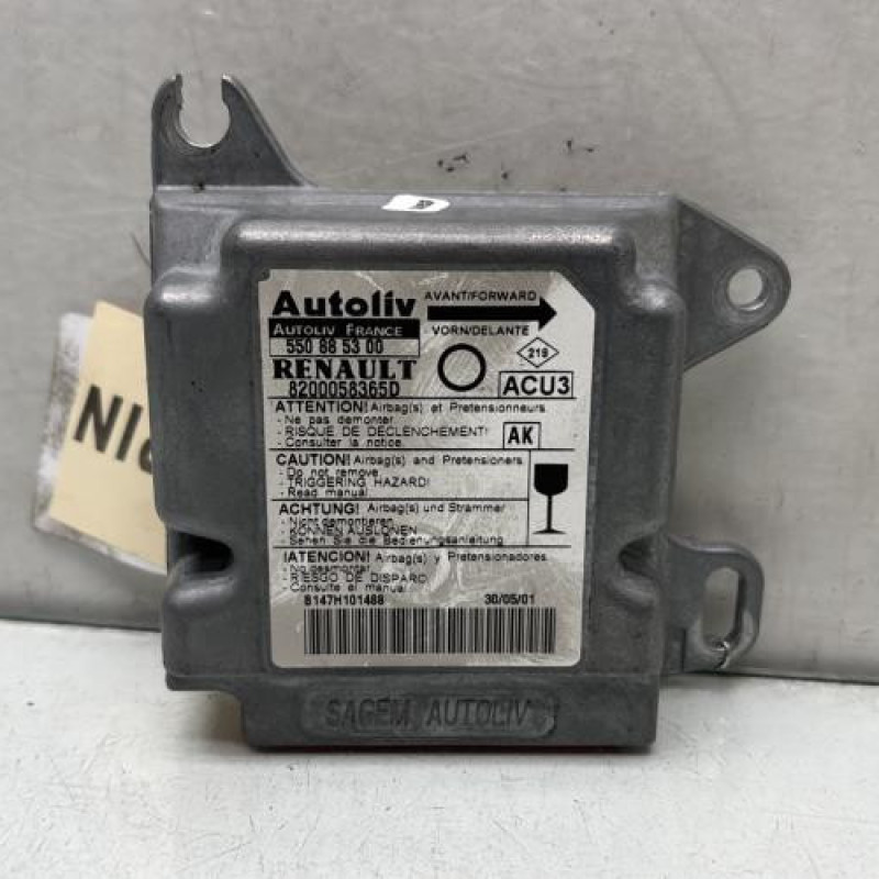 Boitier air bag RENAULT TWINGO 1 Photo n°1