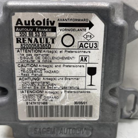 Boitier air bag RENAULT TWINGO 1