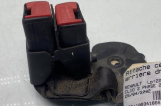 Attache ceinture arriere droit RENAULT CLIO 2