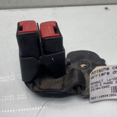 Attache ceinture arriere droit RENAULT CLIO 2