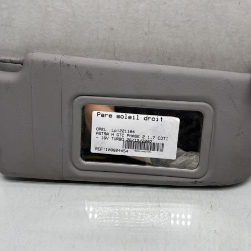 Pare soleil droit OPEL ASTRA H Photo n°1