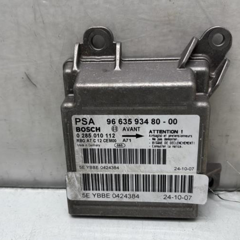 Boitier air bag PEUGEOT 207 Photo n°1
