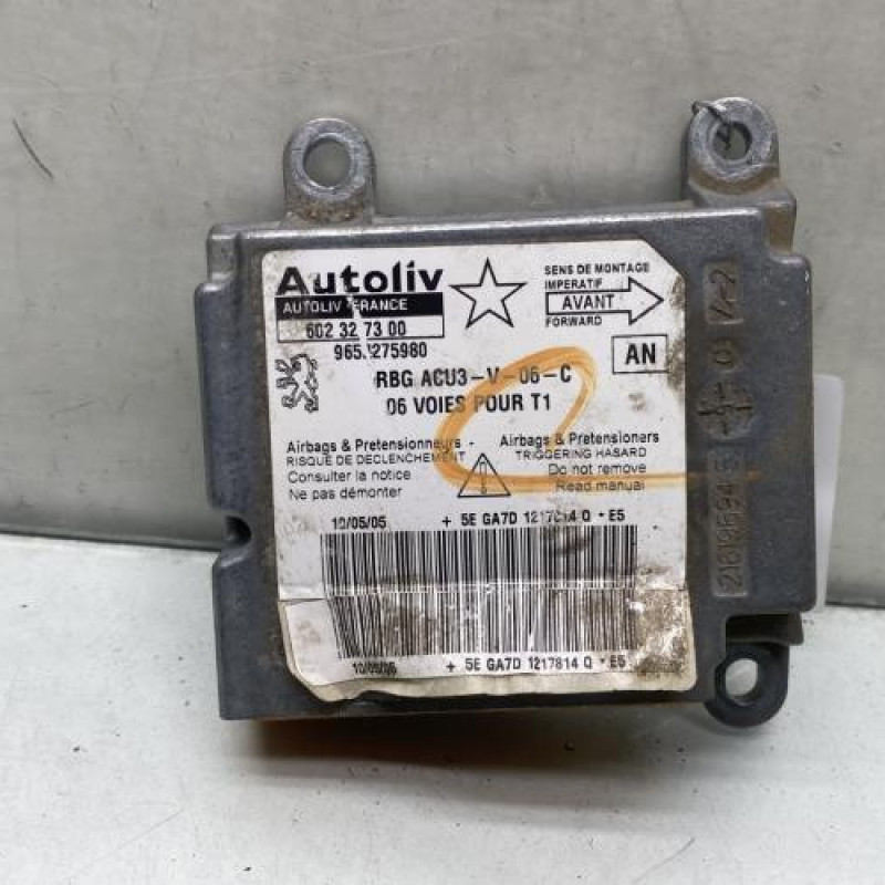 Boitier air bag PEUGEOT 206 Photo n°1