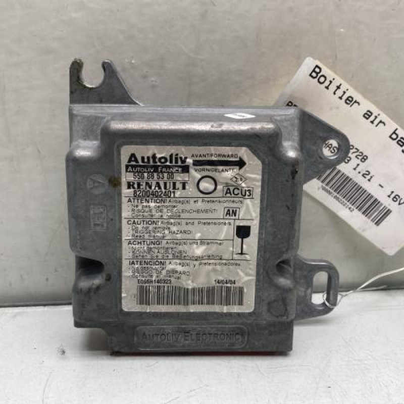 Boitier air bag RENAULT TWINGO 1 Photo n°1