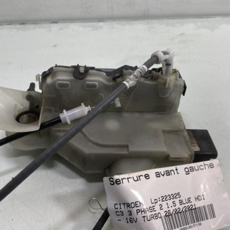 Serrure avant gauche CITROEN C3 3 Photo n°5