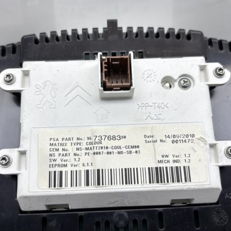 Compteur CITROEN C4 2 Photo n°4