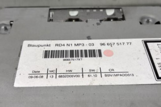 Autoradio d'origine PEUGEOT 207