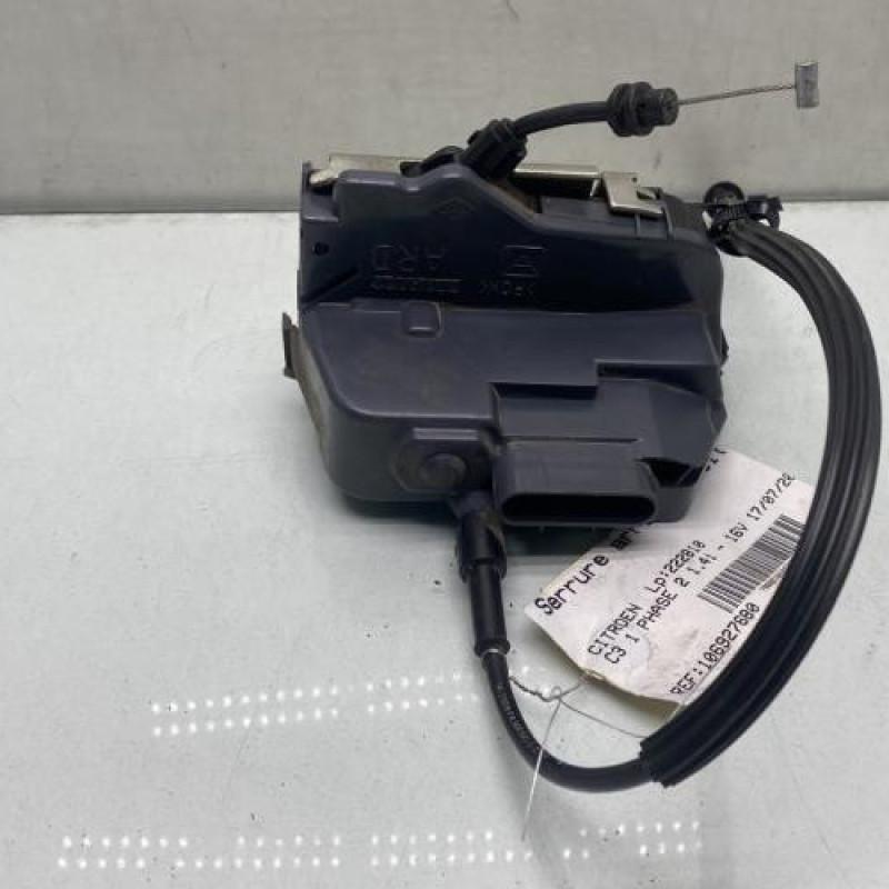 Serrure arriere droit CITROEN C3 1 Photo n°1