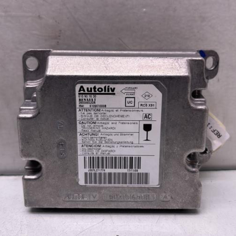 Boitier air bag RENAULT LAGUNA 3 Photo n°1
