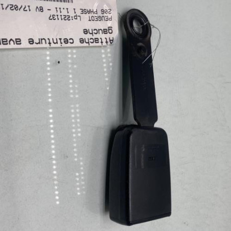 Attache ceinture avant gauche PEUGEOT 206 Photo n°1