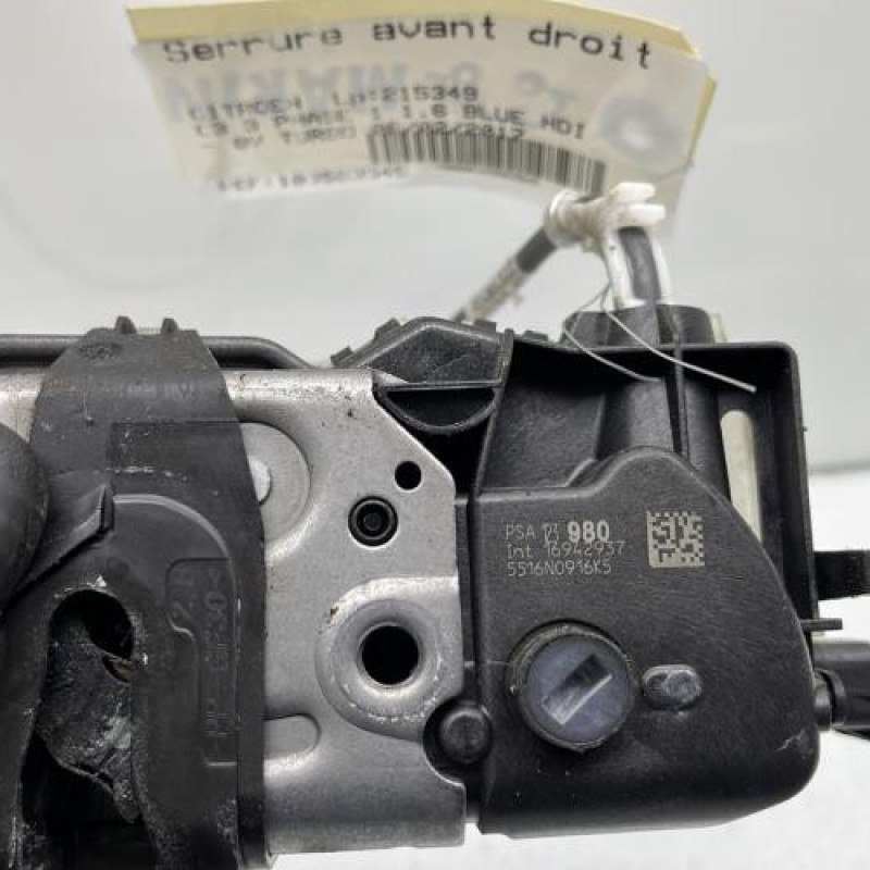 Serrure avant droit CITROEN C3 3 Photo n°8