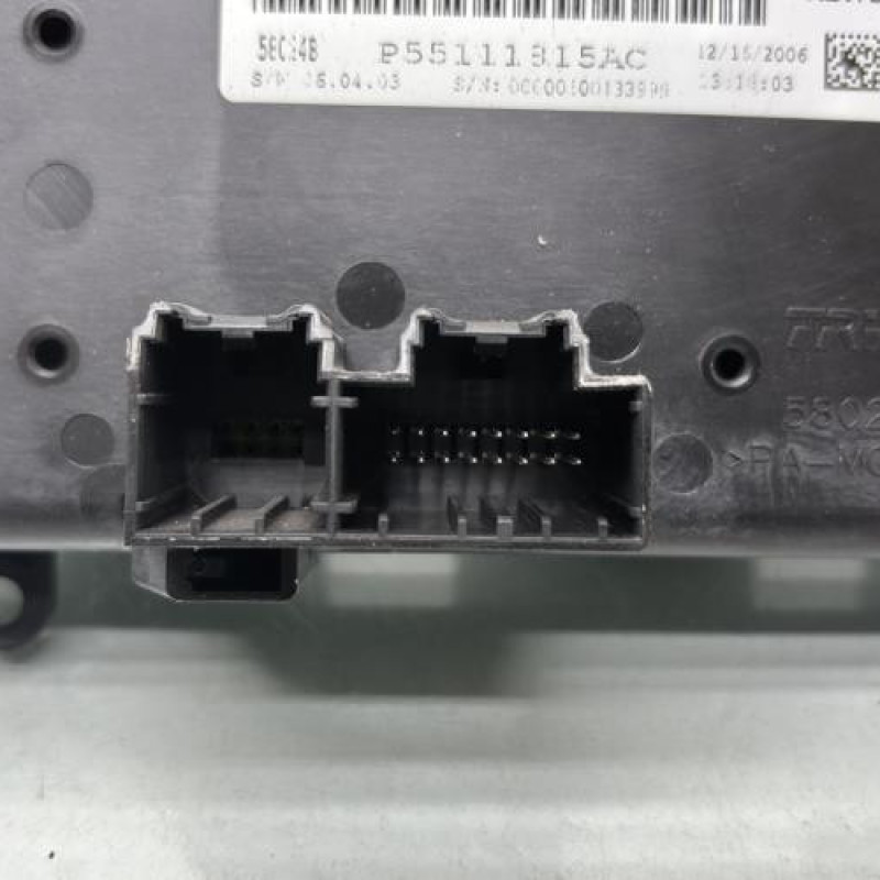 Commande chauffage CHRYSLER SEBRING 2 Photo n°4