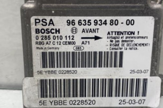 Boitier air bag PEUGEOT 207 Photo n°1