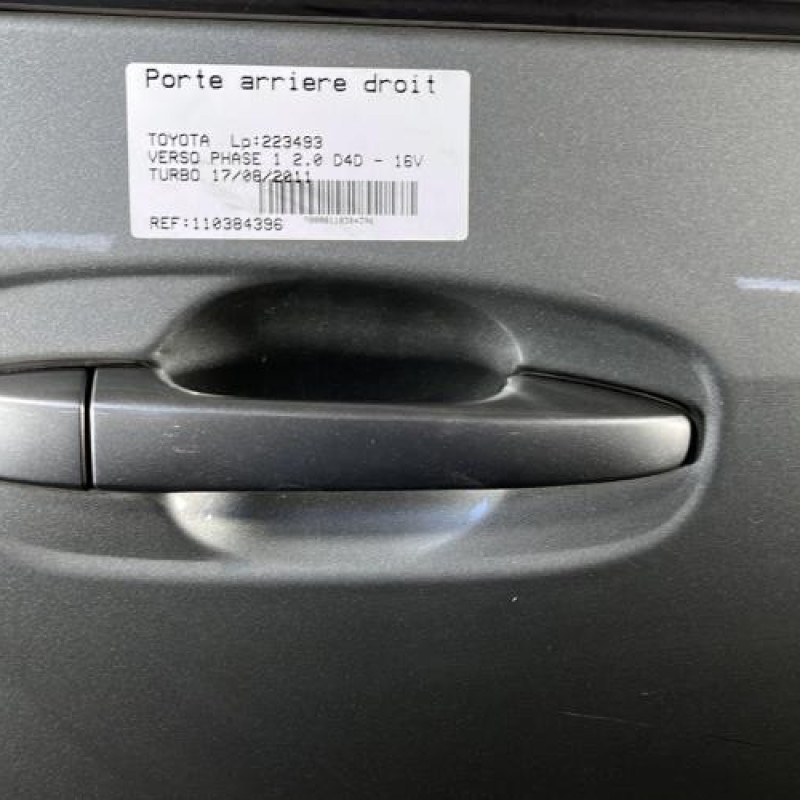 Porte arriere droit TOYOTA VERSO Photo n°2