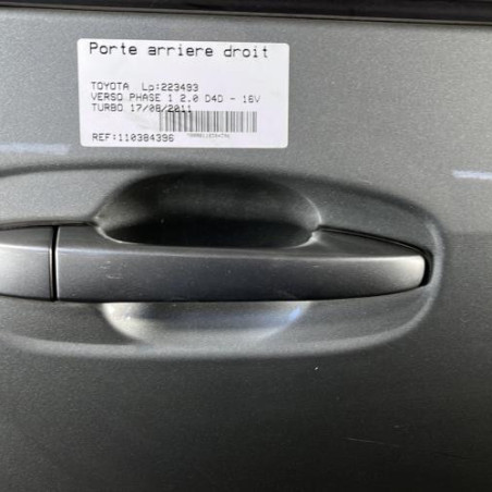 Porte arriere droit TOYOTA VERSO