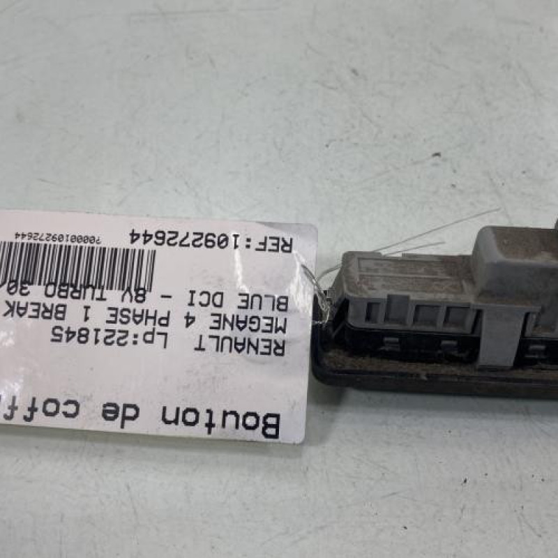 Bouton de coffre RENAULT MEGANE 4 Photo n°2