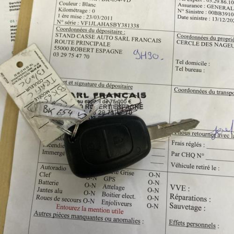 Compresseur clim RENAULT TRAFIC 2 Photo n°18