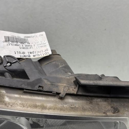 Optique avant principal droit (feux)(phare) RENAULT MEGANE 2