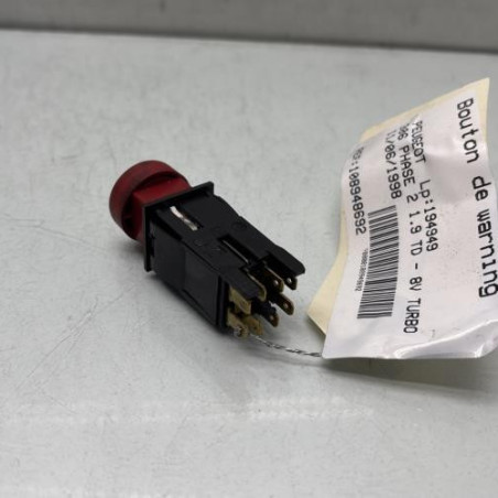 Bouton de warning PEUGEOT 306