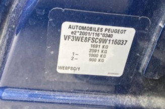 Bouton de coffre PEUGEOT 207