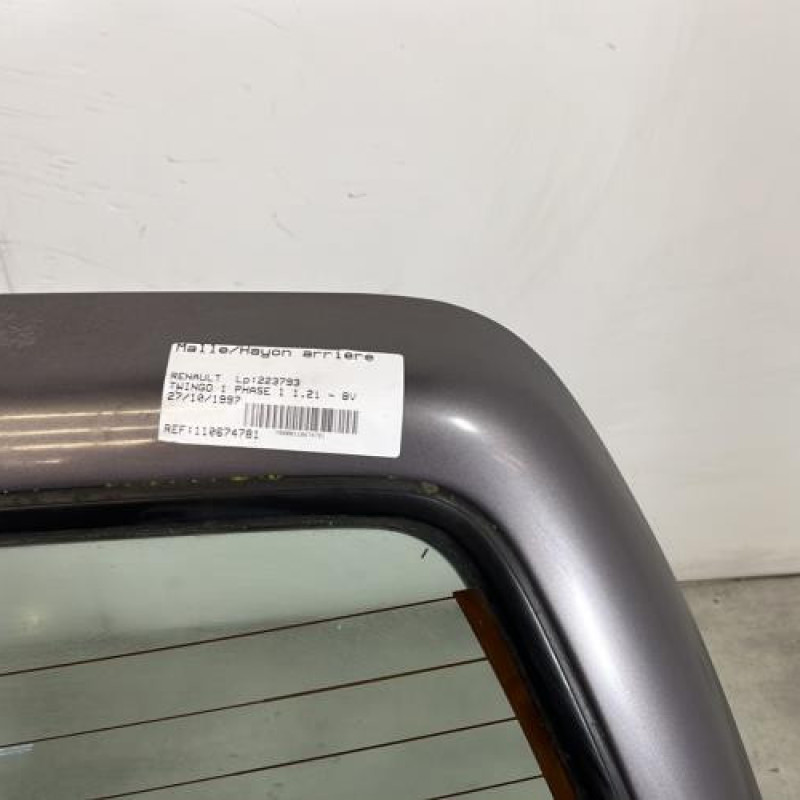 Malle/Hayon arriere RENAULT TWINGO 1 Photo n°4