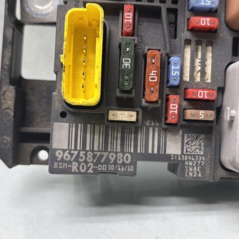 Boitier servitude moteur (BSM) CITROEN C4 GRAND PICASSO 1 Photo n°2
