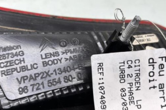 Feu arriere secondaire droit (feux) CITROEN C4 2