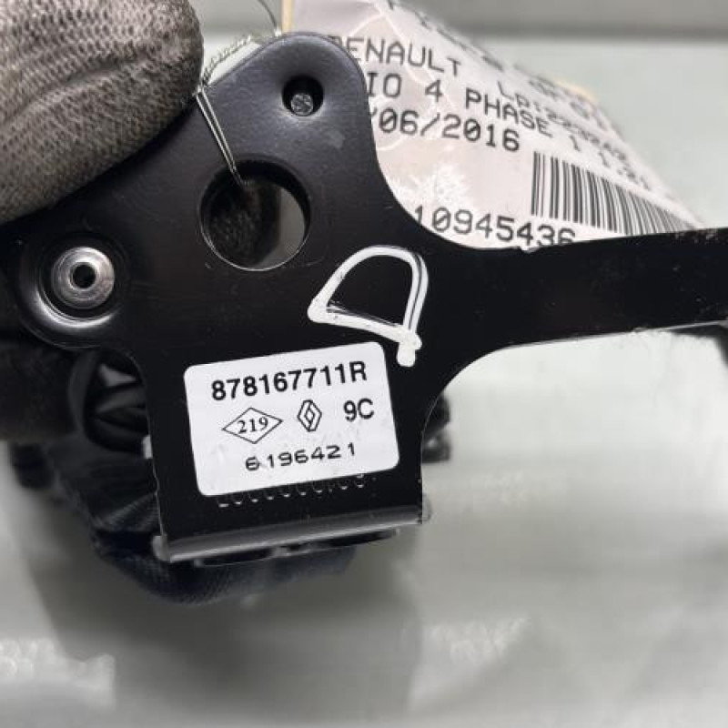 Attache ceinture arriere droit RENAULT CLIO 4 Photo n°3