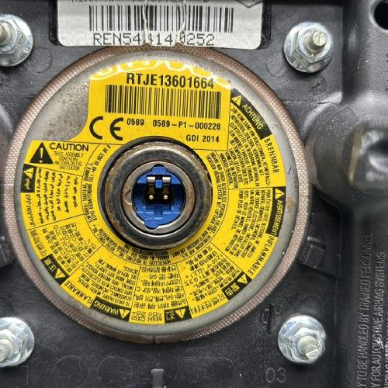 Air bag conducteur DACIA SANDERO 2 Photo n°3
