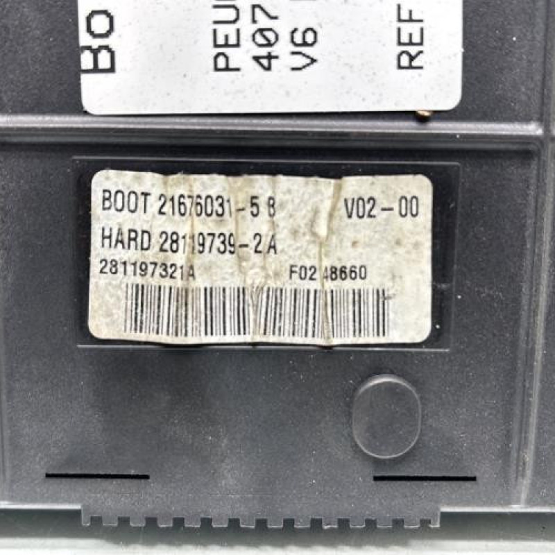 Boitier BSI PEUGEOT 407 Photo n°4