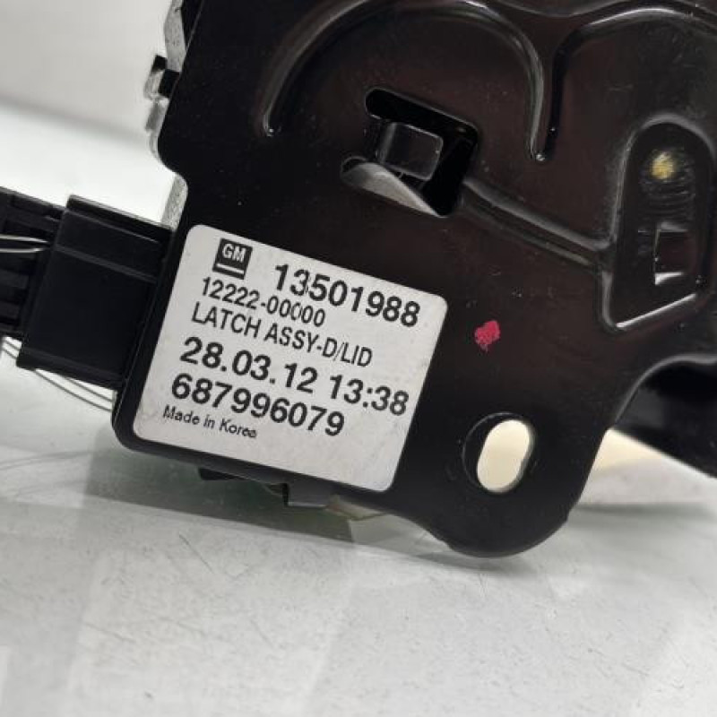 Serrure de coffre CHEVROLET AVEO 2 Photo n°3